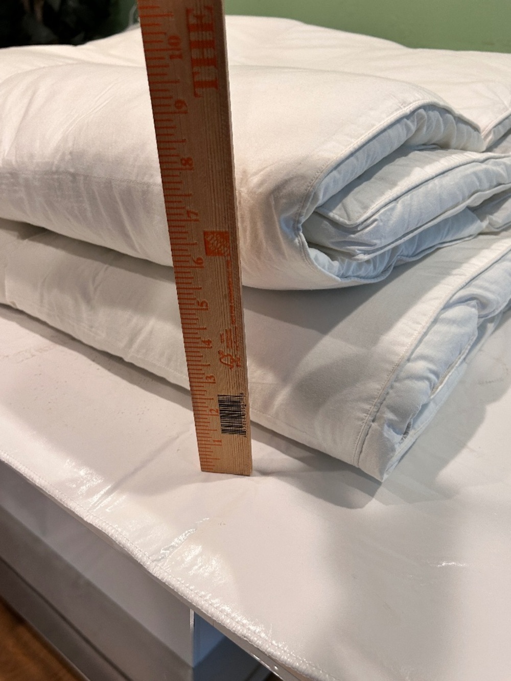 Like New Quilted Mattress Pillow Top 72" x 60"